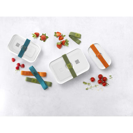 Conjunto inicial a vácuo, sortido / Vidro, tamanho L/Recipiente, tamanho M, 7-pçs, Branco