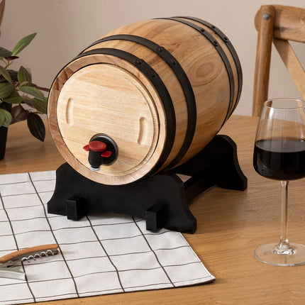 Distribuidor pipa de vinho em madeira 5,5l