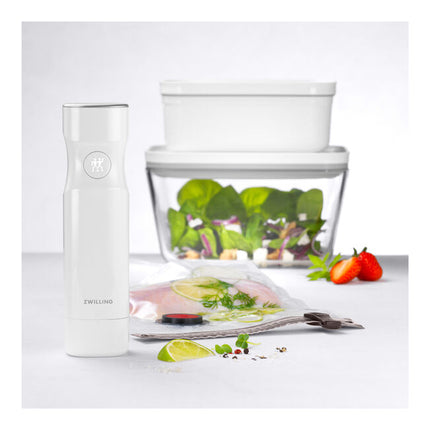 Conjunto inicial a vácuo, sortido / Vidro, tamanho L/Recipiente, tamanho M, 7-pçs, Branco