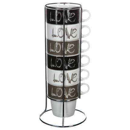 Conj. 6 canecas love