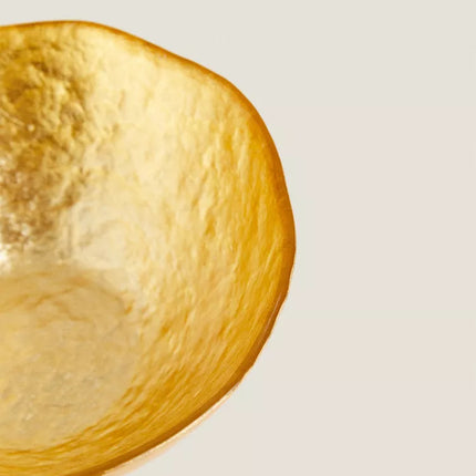 TIGELA VIDRO DOURADO