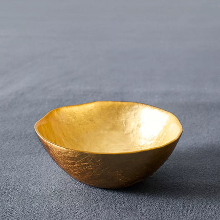 TIGELA VIDRO DOURADO
