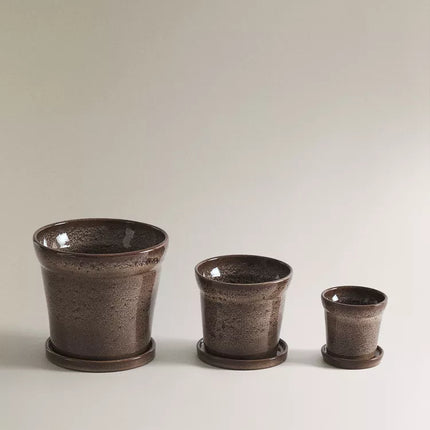 VASO GRÉS PRATO JARDIM