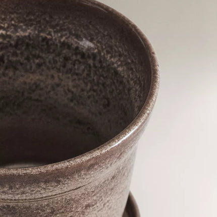 VASO GRÉS PRATO JARDIM
