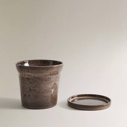 VASO GRÉS PRATO JARDIM