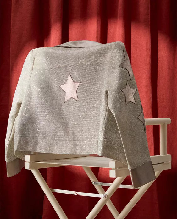 DISFARCE INFANTIL CASACO LAPELAS ROCKSTAR