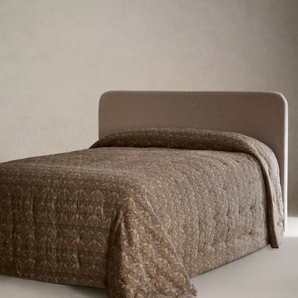 EDREDÃO LINHO REVERSÍVEL ESTAMPADO MORRIS & CO.