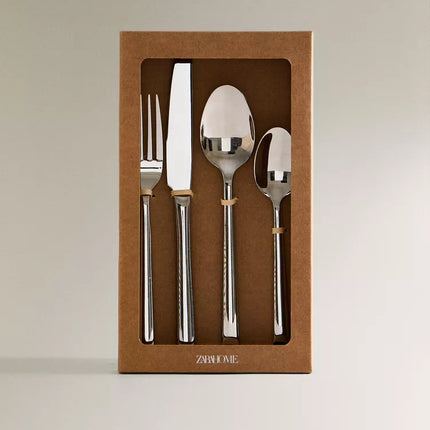 CONJUNTO DE TALHERES 4 PEÇAS AÇO FORJADO