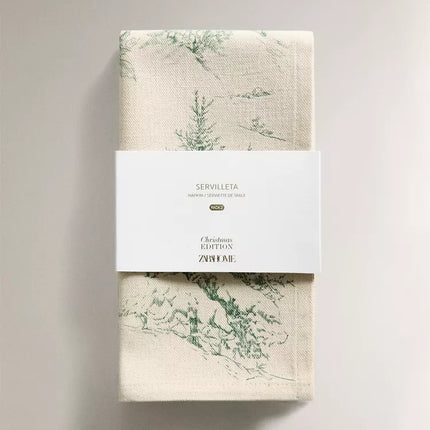 PACK GUARDANAPOS ALGODÃO TOILE DE JOUY NATAL (PACK DE 2)