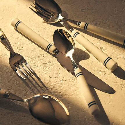 CONJUNTO TALHERES 4 PEÇAS CERÂMICA
