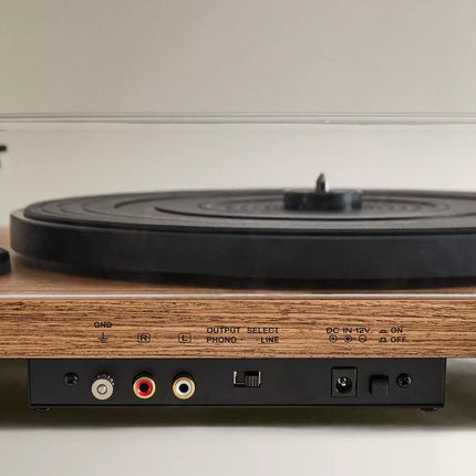 GIRA-DISCOS DE TRANSMISSÃO POR CORREIA MANUAL, DA AUDIO TECHNICA