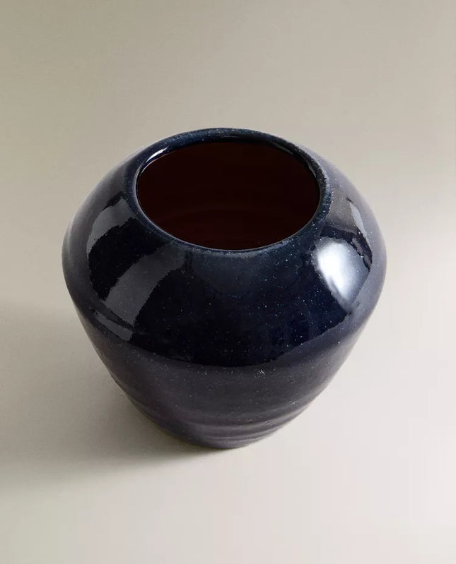 VASO TERRACOTA ESMALTADO
