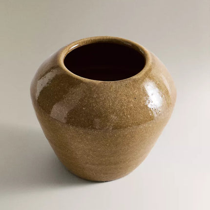 VASO TERRACOTA ESMALTADO
