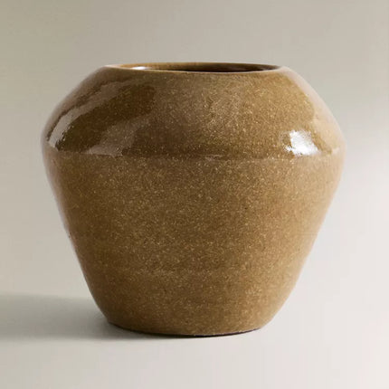VASO TERRACOTA ESMALTADO