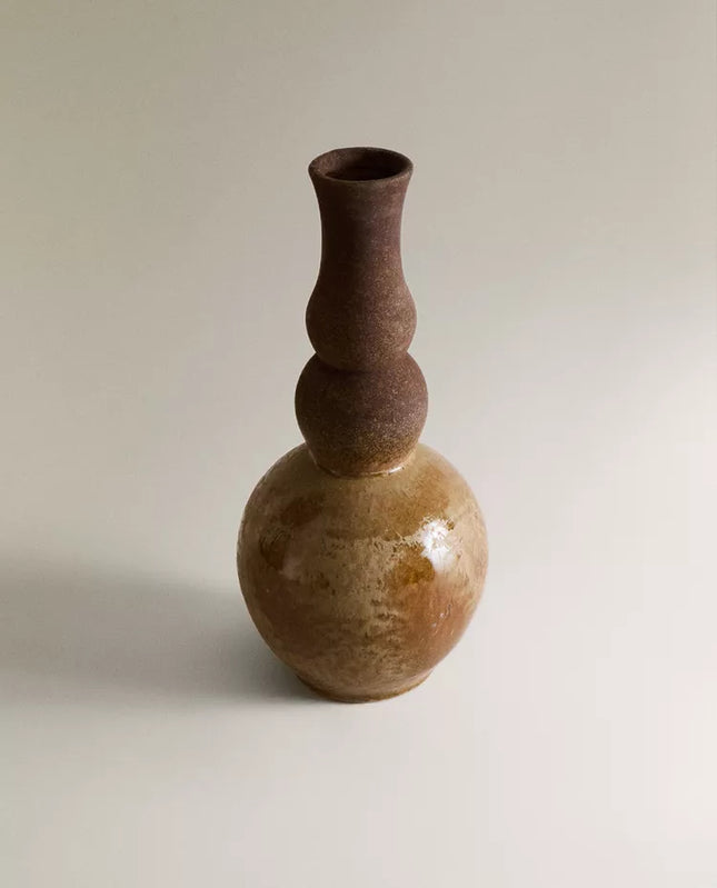 VASO CERÂMICA BASE ARREDONDADA