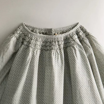 VESTIDO INFANTIL COM MINIFLOR