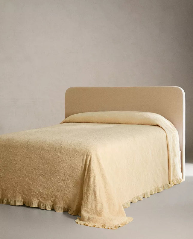 COLCHA JACQUARD FOLHO
