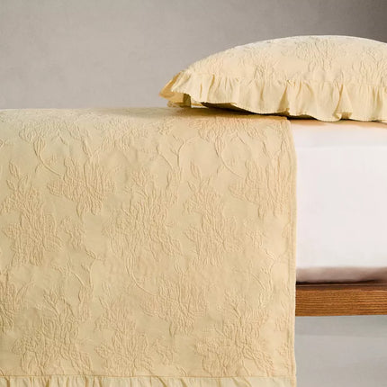 COLCHA JACQUARD FOLHO