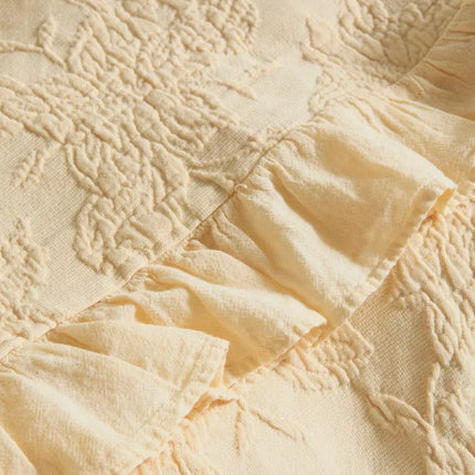 COLCHA JACQUARD FOLHO