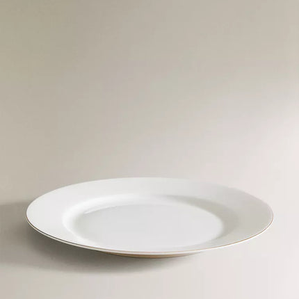 PRATO RASO BONE CHINA FIO