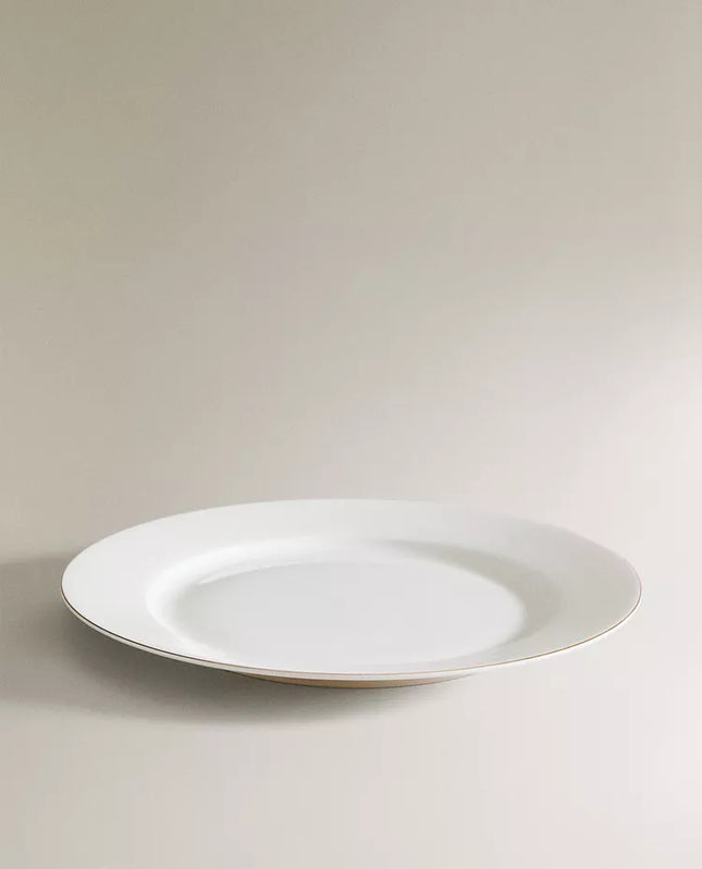 PRATO RASO BONE CHINA FIO
