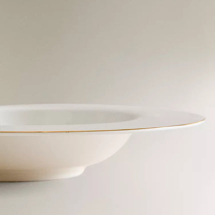 PRATO FUNDO BONE CHINA FIO