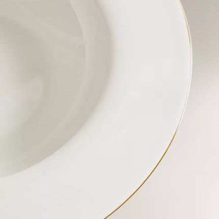 PRATO FUNDO BONE CHINA FIO
