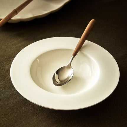 PRATO FUNDO BONE CHINA FIO