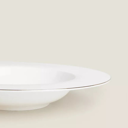 PRATO FUNDO BONE CHINA FIO