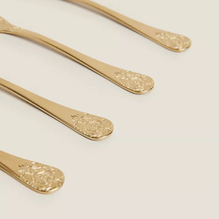 PACK GARFOS DE SOBREMESA GRAVAÇÃO ORNAMENTAL (PACK DE 4)