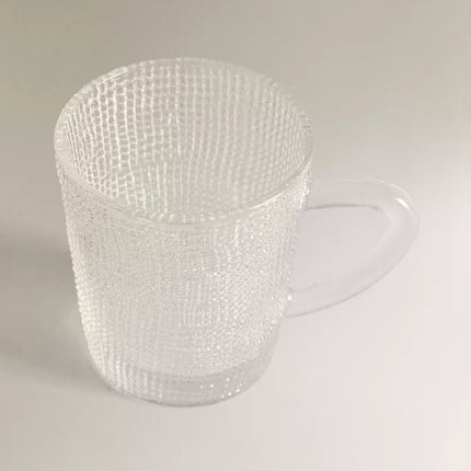 CANECA VIDRO RELEVO