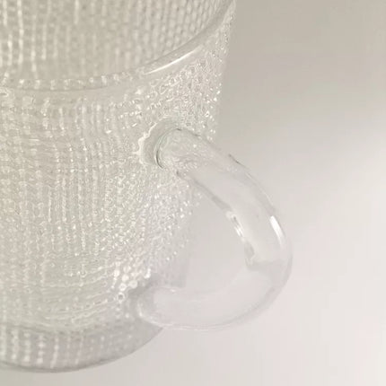 CANECA VIDRO RELEVO