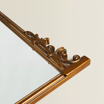 ESPELHO DE PAREDE MADEIRA DOURADO
