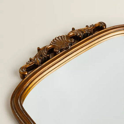 ESPELHO DE PAREDE MADEIRA DOURADO