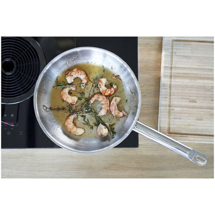 Frigideira 20 cm, SST 18/10, Prata