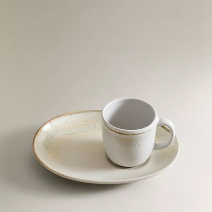CHÁVENA DE CAFÉ COM PRATO