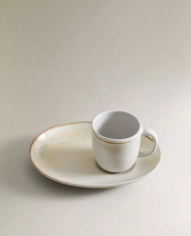 CHÁVENA DE CAFÉ COM PRATO