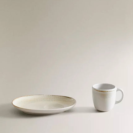 CHÁVENA DE CAFÉ COM PRATO