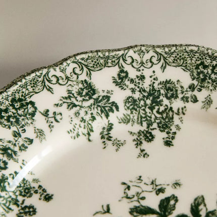 PRATO RASO LOUÇA FLORAL