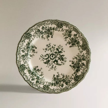 PRATO RASO LOUÇA FLORAL