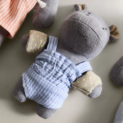CONJUNTO PELUCHES INFANTIS FAMÍLIA HIPOPÓTAMOS (CONJUNTO DE 3)