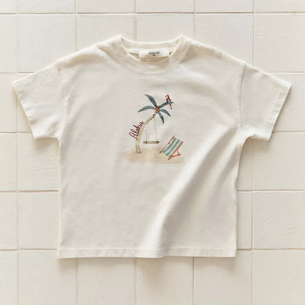 T-SHIRT INFANTIL ALGODÃO PALMEIRA