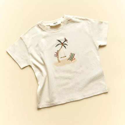 T-SHIRT INFANTIL ALGODÃO PALMEIRA