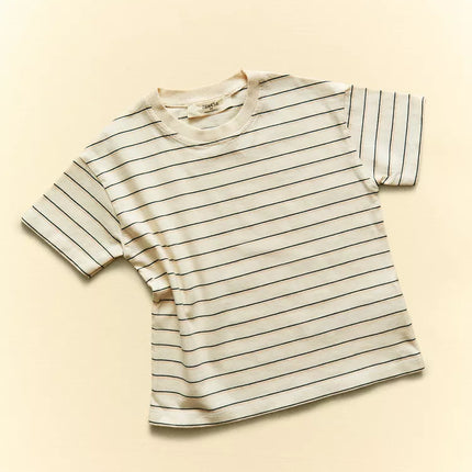 T-SHIRT INFANTIL ALGODÃO RISCAS