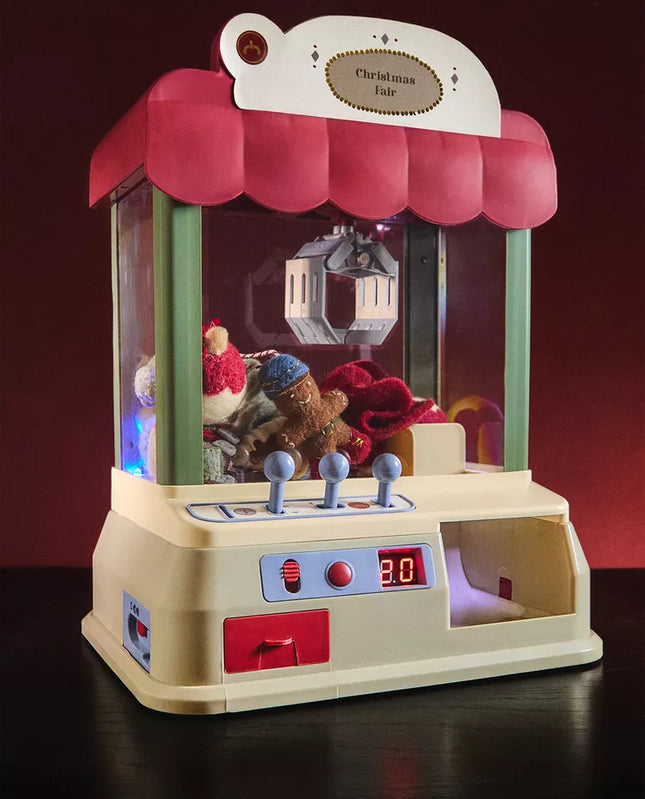 BRINQUEDO INFANTIL MÁQUINA DE GARRA NATAL