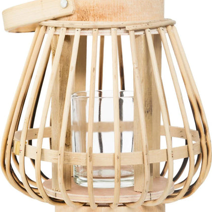 Lanterna decorativa em bambu cor natural