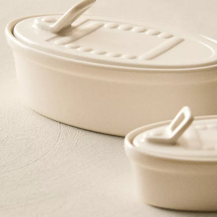 POTE DE CERÂMICA TIPO LATA DE CONSERVAS