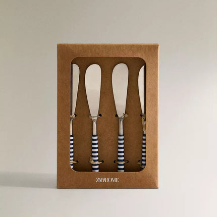 PACK FACAS MANTEIGA CABO RISCAS (PACK DE 4)