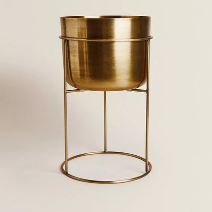 SUPORTE PARA VASOS DOURADO