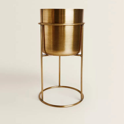 SUPORTE PARA VASOS DOURADO